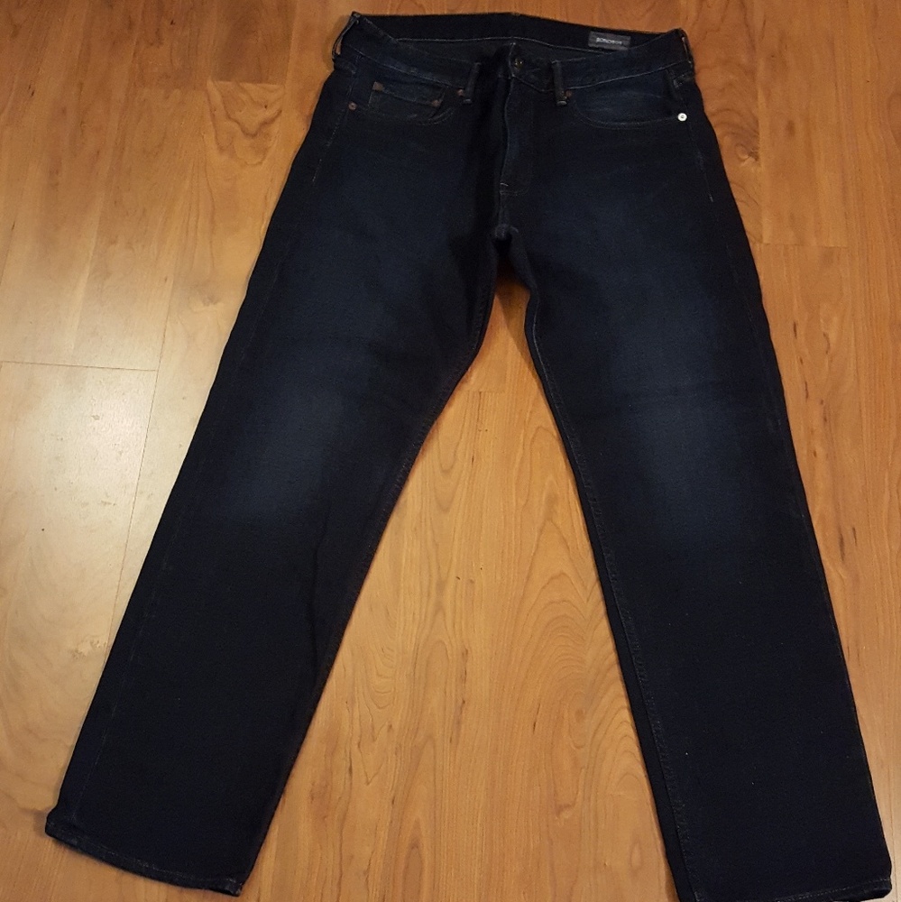 Bonobos dark wash jeans 34x30 straight fit